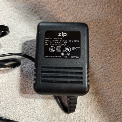 ZIP SG-511 AC Power Supply Adapter DC 5V 1A for Lomega External Zip Drive 
