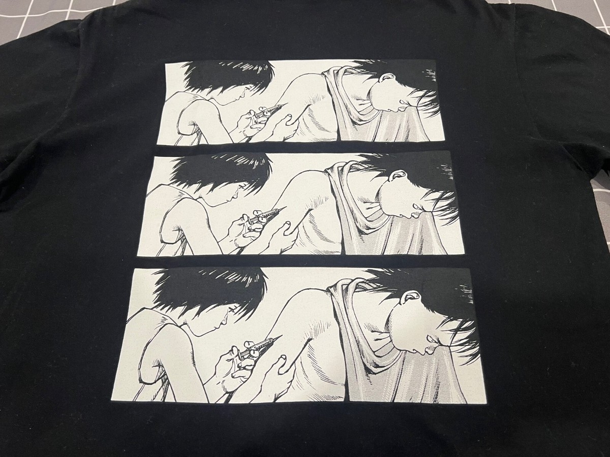 FW2017 Supreme x AKIRA - Syringe Tee T-Shirt - Black -Size
