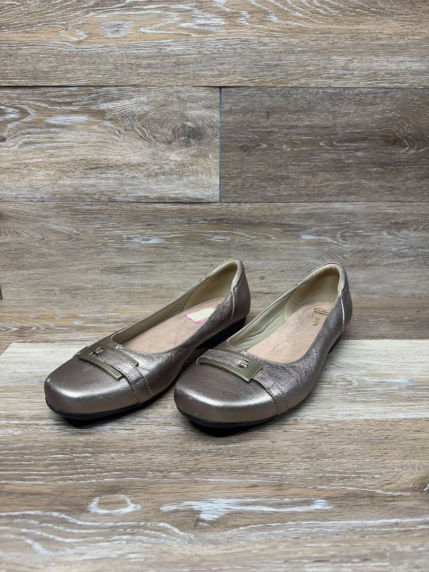 Ballerine Clarks Blanche West oro metallizzato donna taglia 11
