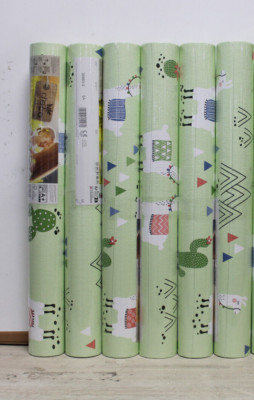 6 Rollen Vliestapete AS Creation D´eco for kids 36985-2 bunt Lamas/Kakteen
