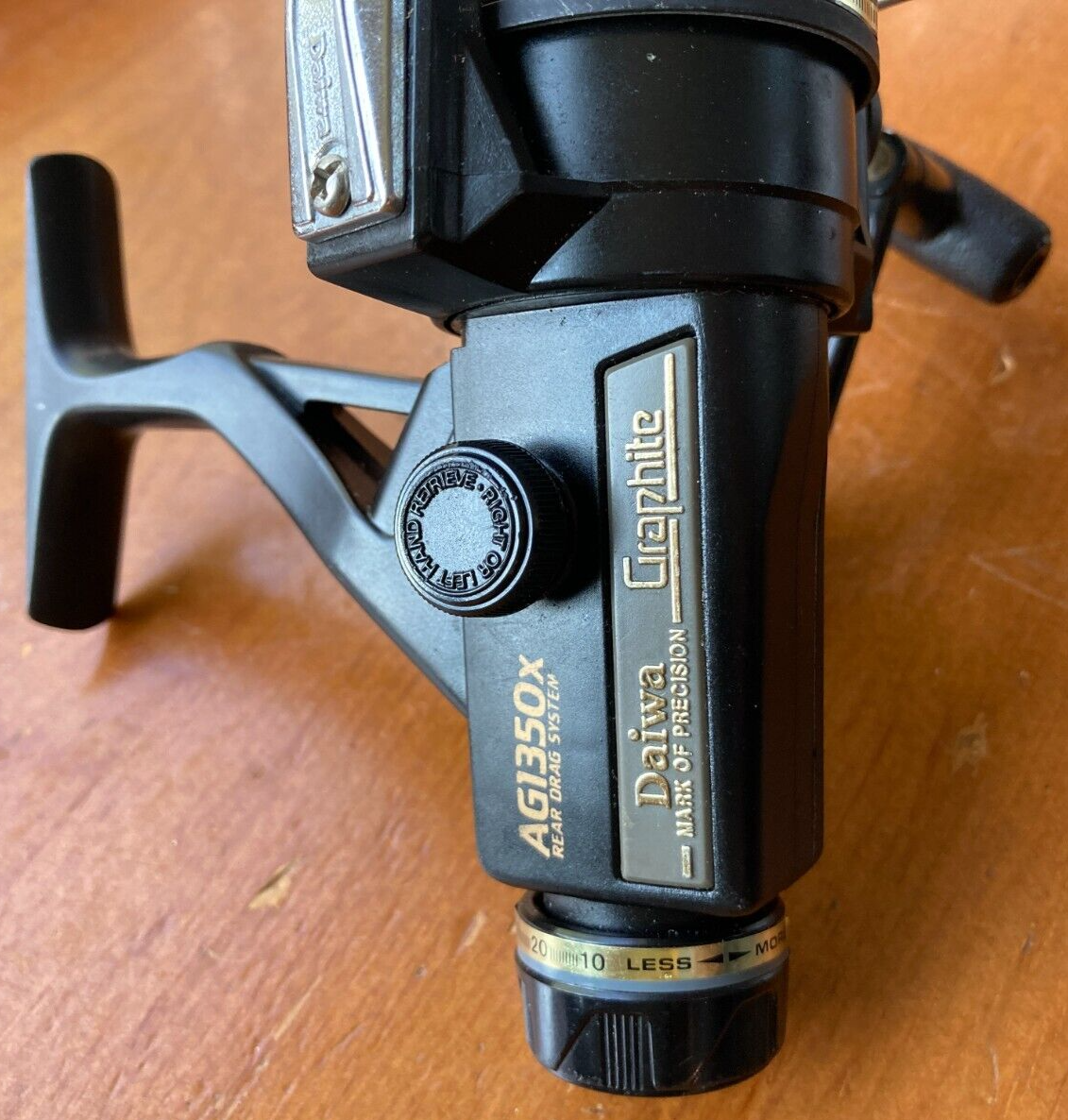 Daiwa Graphite AG1350X Spinning Fishing Reel Smooth Runner Daiwa Graphite AG1350X Spinning Fishing Reel Smooth Runner