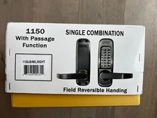 LockeyUSA 1150 Mechanical Keyless Digital Combination Lever Lock Marine Grade