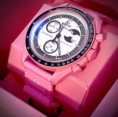 OMEGA X SWATCH SpeedMaster MoonSwatch MISSION TO THE PINK OMEGA X SWATCH SpeedMaster MoonSwatch MISSION TO THE PINK