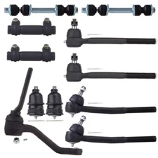 11pc Front Lower Ball Joints Tie Rods Idler Arm For 1978-1996 Cadillac Fleetwood