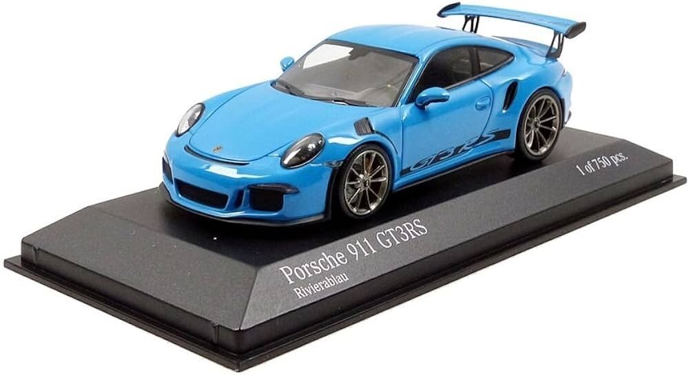 Minichamps 2014 Porsche 911 991 GT3 RS Blue 1:43*Brand New