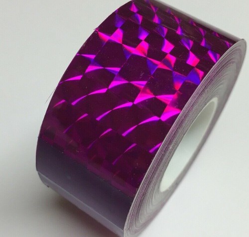 PRISM Holographic Tape, Pick Color & Size, 1/4" mosaic pattern, sticky tape - Foto 11 di 21