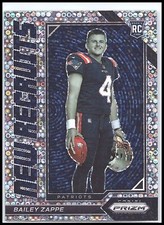 2022 Prizm New Recruits SIlver No Huddle ##NR-7 Bailey Zappe