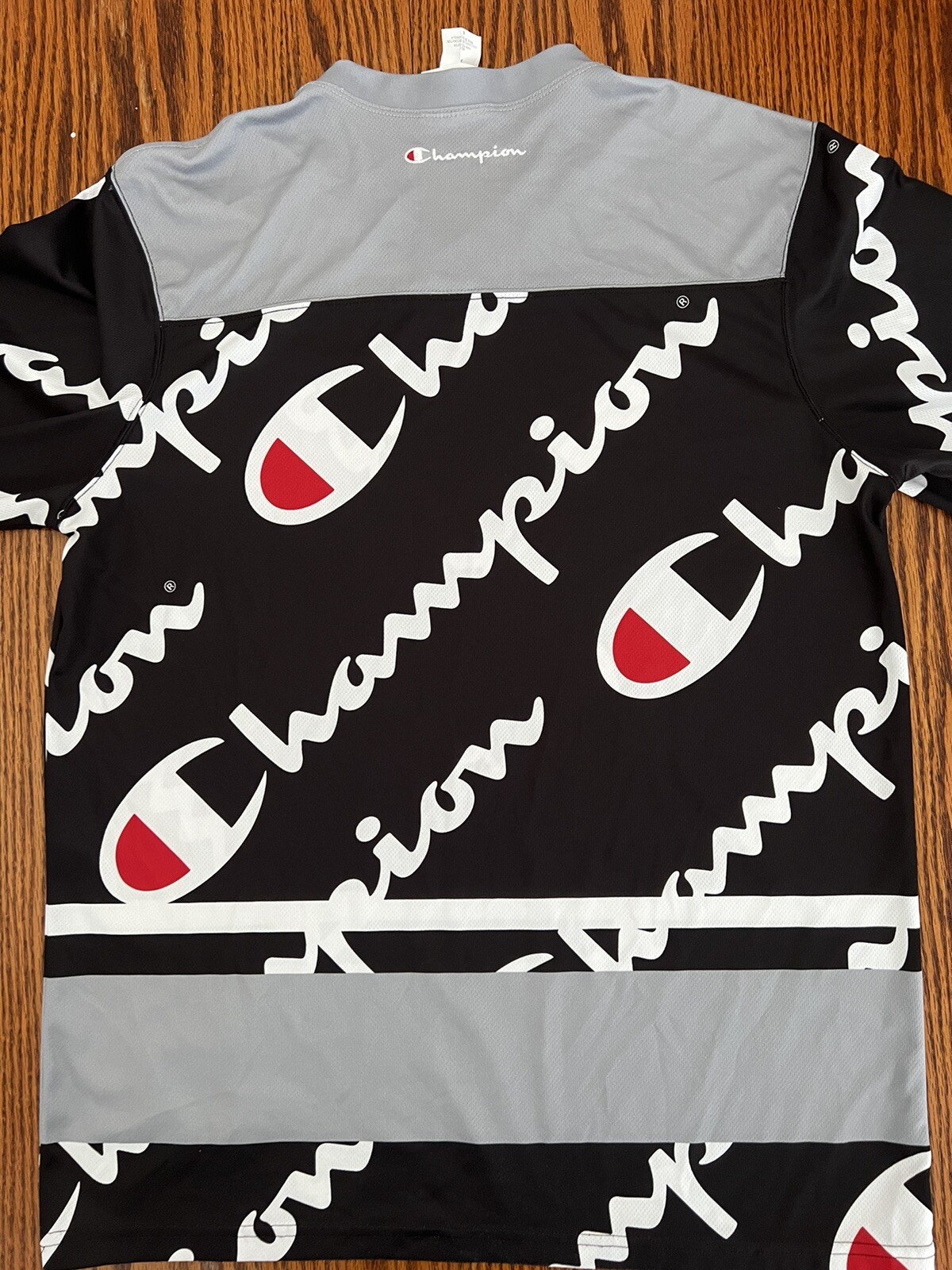 CHAMPION Script Spellout double side Long Sleeve … - image 4