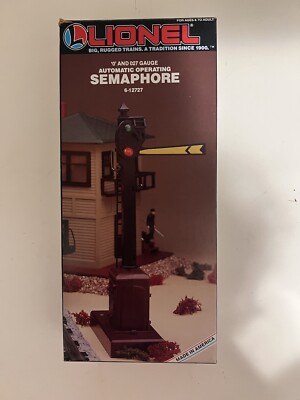Lionel O No.6-12727 Automatic Operating Semaphore Signal Sign