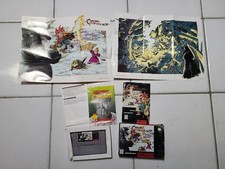 Chrono Trigger SNES Complete in box Super Nintendo CIB Rare with both maps RPG