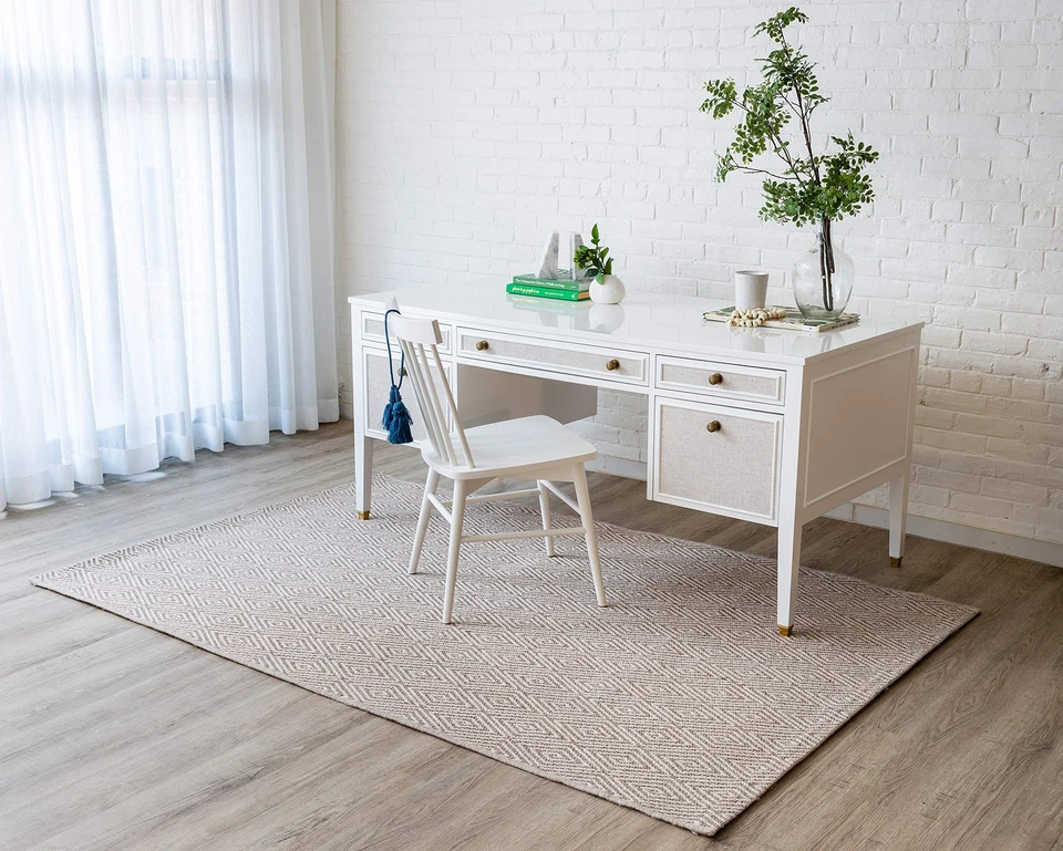 Tapete de área Erin Gates by Momeni Downeast Wells, 6'7" X 9'6", natural - Imagem 2 de 4