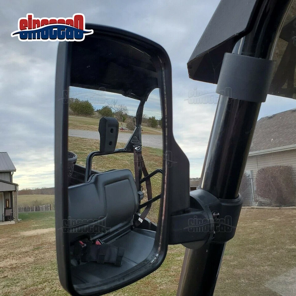 1.5-2'' Side Rear View Mirrors For Can-Am Commander 800 1000 Maverick Max X3 - Image 2 of 4