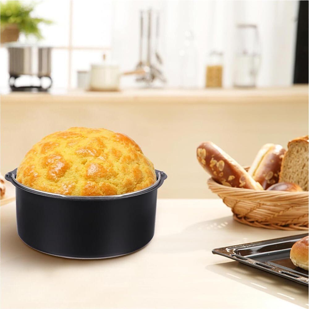 Cestello teglia da forno friggitrice ad aria stampo per dolci pane pizza 16 cm foto 2