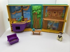 Vintage 1996 Wishbone Treasure Island Playset - Incomplete