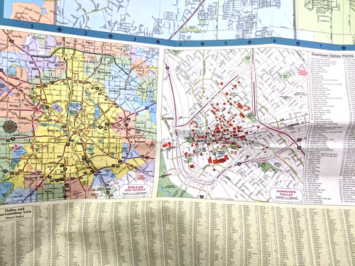 Dallas Street Map 2003 Five Star Map Paper Foldout (w) - Picture 4 of 7