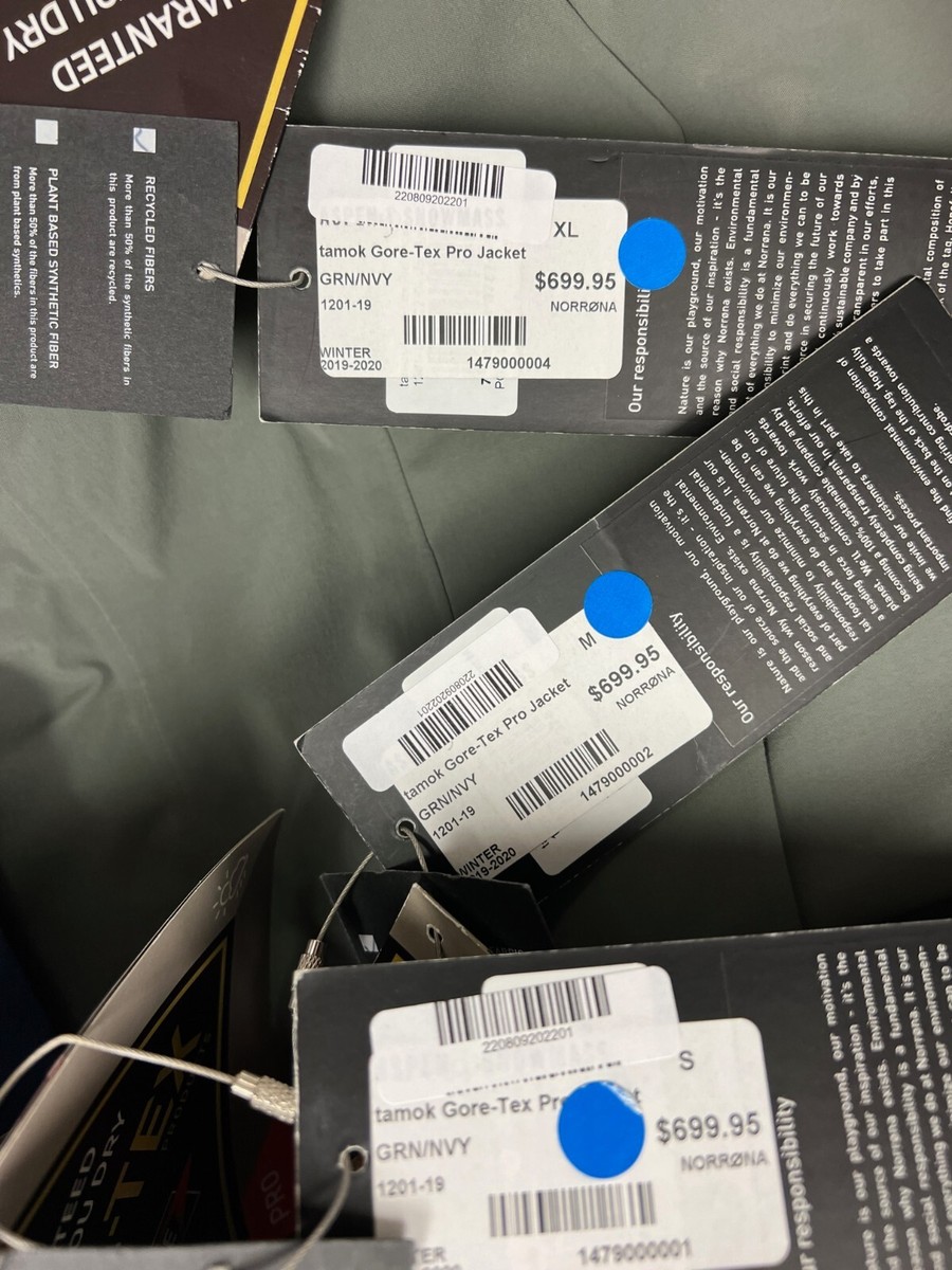 $700 Norrona Tamok Gore-tex Pro Jacket NWT Sz S,M,XL Gray $700 Norrona Tamok Gore-tex Pro Jacket NWT Sz S,M,XL Gray