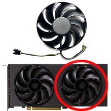 1Set Cooling Fan for POWERCOLOR RX6750XT GDDR6 Competition Edition Graphics Card