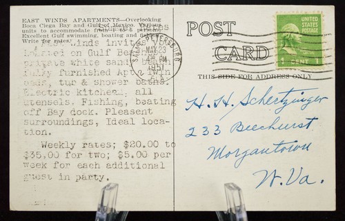 Postal East Winds Apartamentos San Petersburgo Foto Real Florida FL Cromo - Imagen 5 de 8