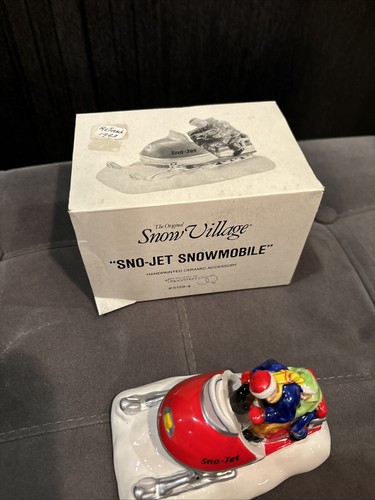 Sno-jet snow Mobile 5159-4 Snow Village Dept 56 Christmas - Picture 3 of 8