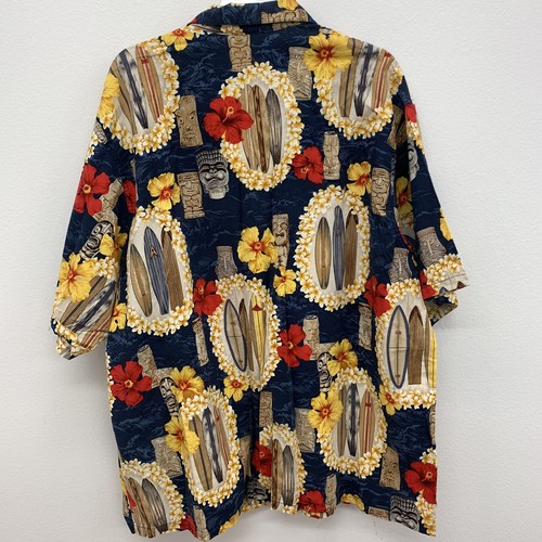 Toucan Dance Vtg XXL Hawaiian Tiki Surf Boards Shirt Daytona Beach 2004 USA - Picture 5 of 12