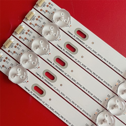 Full set LED strips FOR HISENSE 50H8C H50m3300 H50N5900UK JL.D50062330-003BS-M - Picture 3 of 4