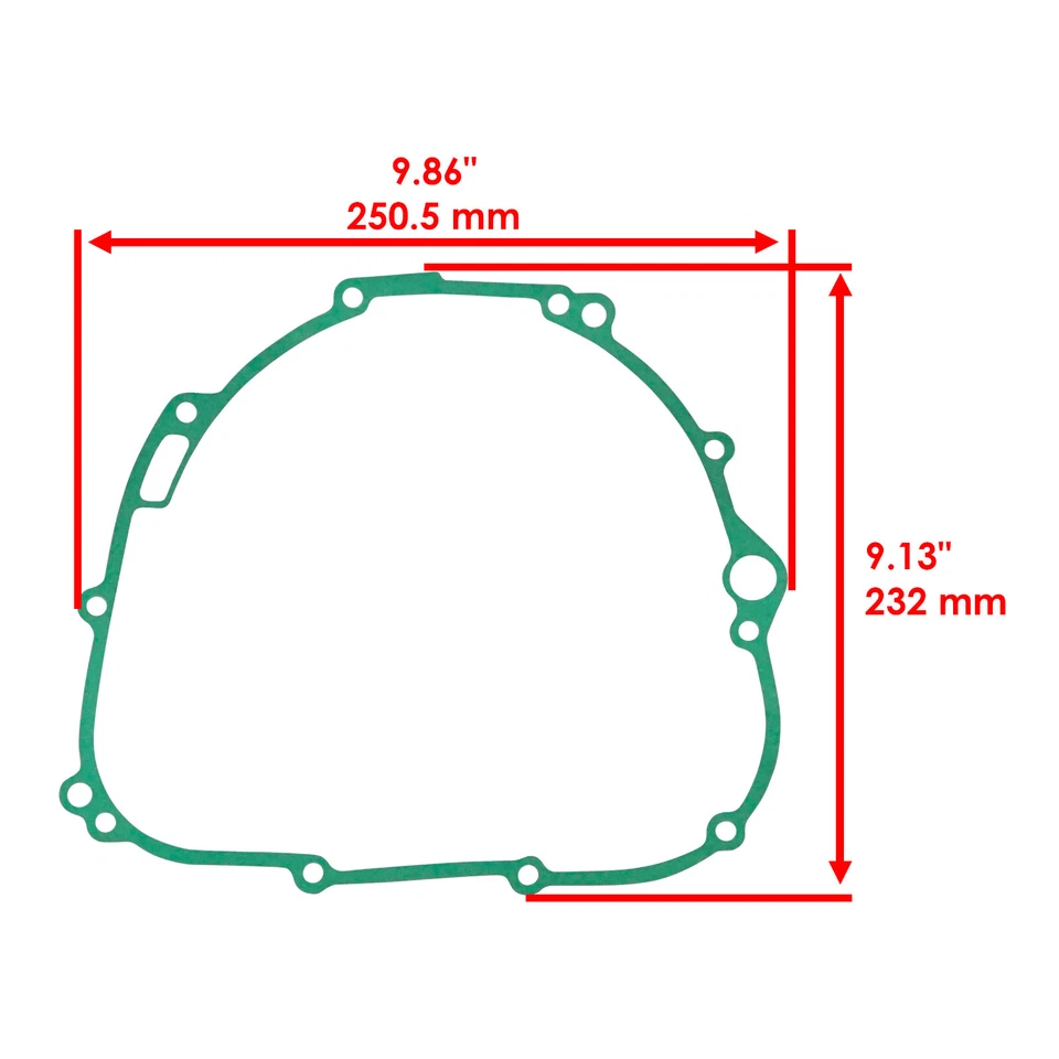 Junta de cubierta de embrague para Kawasaki Ninja ZX-7R ZX7R ZX750M 1993 1994 Foto 2 de 4