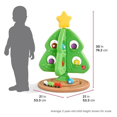 Step2 My First Christmas Tree Toddler Toy with Train Set and