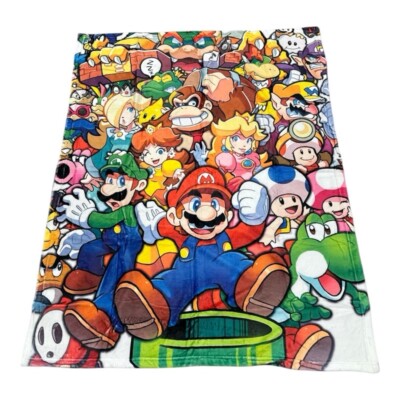 Super Mario Throw Blanket 50 x40 