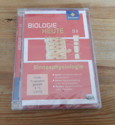 CD-ROM Biology Today SII - Sensory Physiology (Lehrprg §14) SCHROEDEL Original Packaging