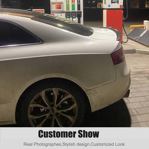 Real Carbon Fiber Rear Trunk Spoiler Wing For 2008-2017 AUDI S5 B8/B8.5 Coupe - Picture 7 of 14