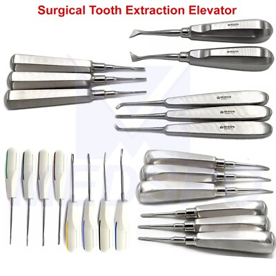 Dental Luxating Elevator Oral Surgery Root Tooth Extraction Surgical Elevators
