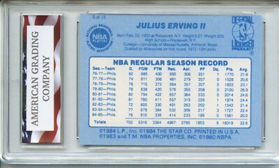 その他 NBA ERVING Auto 6/25!! Julius Erving Signed Autographed NBA Basketball Philadelphia