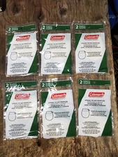 BRAND NEW 12 COLEMAN LANTERN MANTLES #21 STRING TIE SIX PACKS OF TWO 12 MANTLES