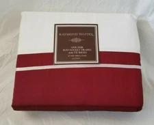 4 pc Raymond Waites Aston Rod Pocket Panels with Tieback (One Pair) NIP