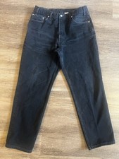 Levi Strauss 550 Vintage Black Jeans Size 36x32 Made in USA A7