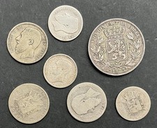 #F6905 Lot de monnaies Argent : 68 g - Belgique