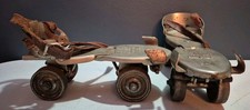 Vintage Rollfast D. P. Harris Adjustable Metal Roller Skates