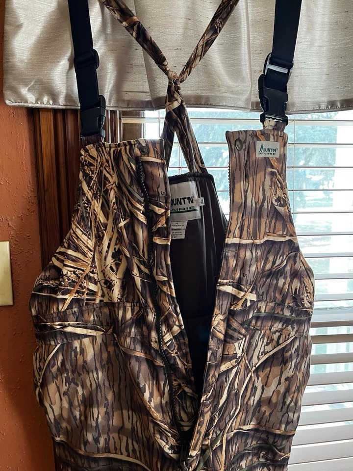 Baberos de caza aislados Mount’n Prairie - hierba de sombra de roble musgo, talla L Foto 4 de 4