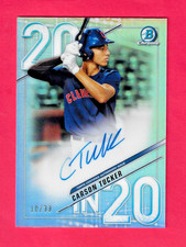 CARSON TUCKER 2020 Topps Bowman Draft Class 20 In 20 AUTO REFRACTOR /99 20IN20A-