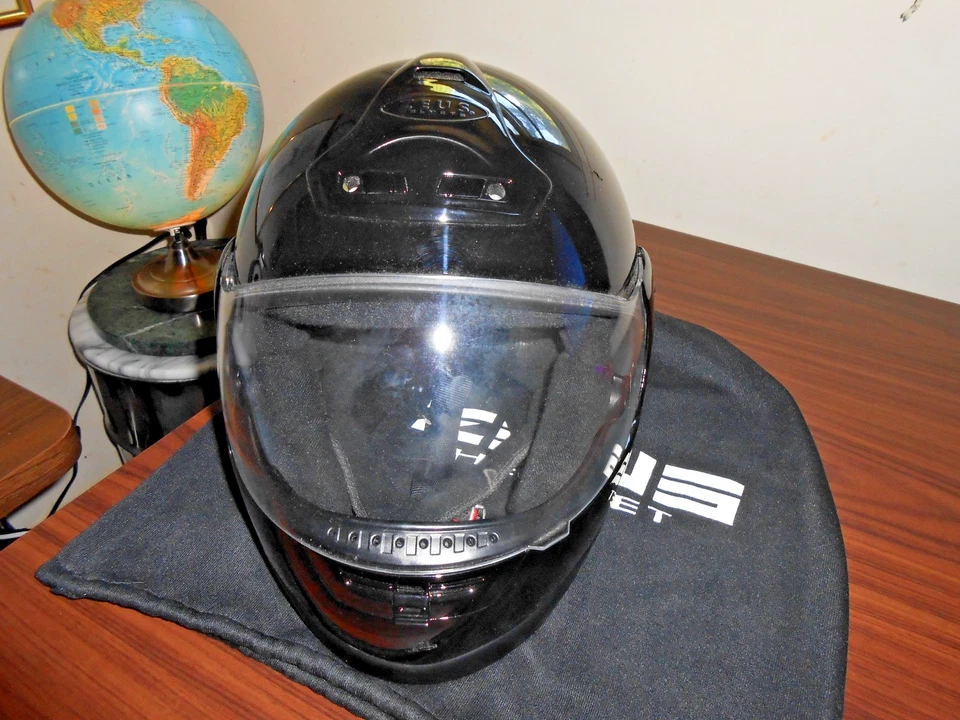 ZEUS ZS-508, Casco Abatible Modular para Motocicleta, Aprobado por Seguridad DOT, NEGRO, Talla L Foto 2 de 4