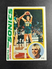 Jack Sikma 1978-79 Topps Seattle Supersonics RC ROOKIE Card #117. rookie card picture