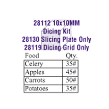 ROBOT COUPE 28112W DICING KIT 3/8" CL50
