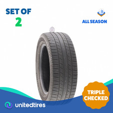 Set Of 2 Used 23555r17 Michelin Defender 2 99h - 732