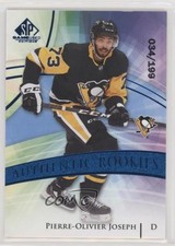 2020 SP Game Used Authentic Rookies Blue Burst 34/199 Pierre-Olivier Joseph 0nr3