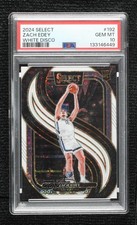 2024 Select Premier Level White Disco Prizm 23/75 Zach Edey PSA 10 GEM MT 16vq