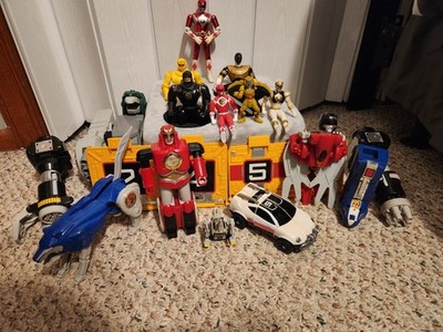 Bandai Power Rangers Mixed Lot Action Figures & Zords NINJA, ZEO, TURBO