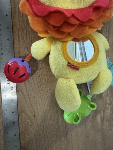 Fisher Price Activity Lion Baby Toy Plush Stuffed Animal Infant Rattle Learning - Picture 5 of 8