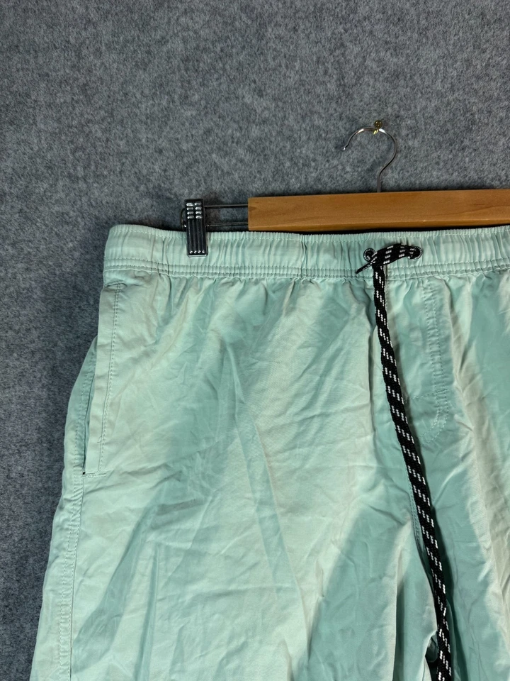 Vonzipper Shorts Mens Size 38 Green Regular Fit Elastic Waist Drawstring Casual - image 3 of 4