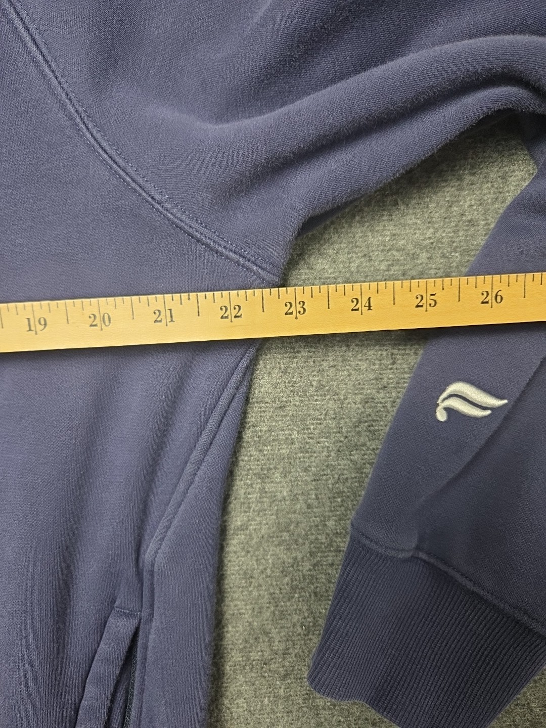 Fabletics Sweatshirt Men Medium Blue Performance … - image 4