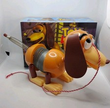 Disney TOY STORY Slinky Dog Pull Toy 1995 BOX Pixar James vintage